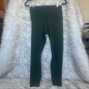 No Bull Plush Heather Tights Size M Heathered Green